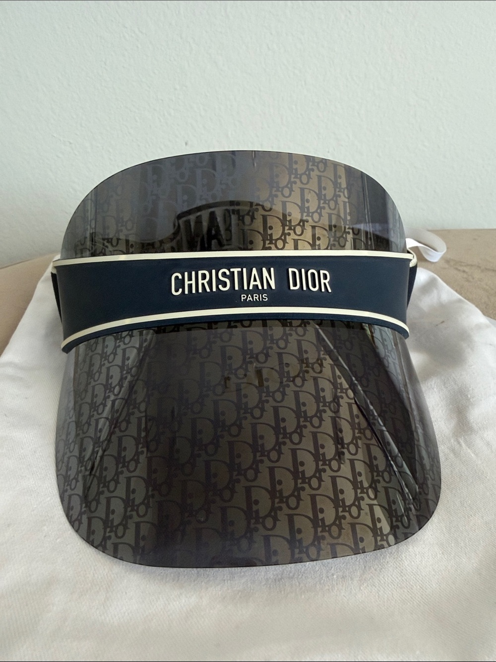 DiorClub V1U Logo Mirrored Visor